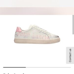 Palm Angels Cream and Pink Casual Sneakers